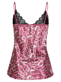 Solada Canotta intima leopardata con pizzo