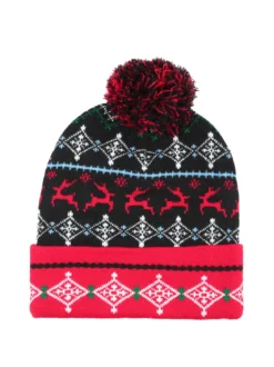 Solada Cappello di Natale in maglia con pom pon