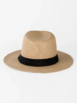 Solada Cappello panama di carta con nastro