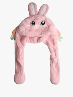 Solada Cappello peloso con orecchie - rosa