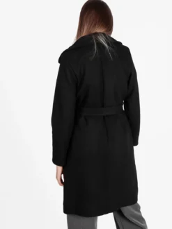 Solada Cappotto donna con cintura e bottoni a doppiopetto