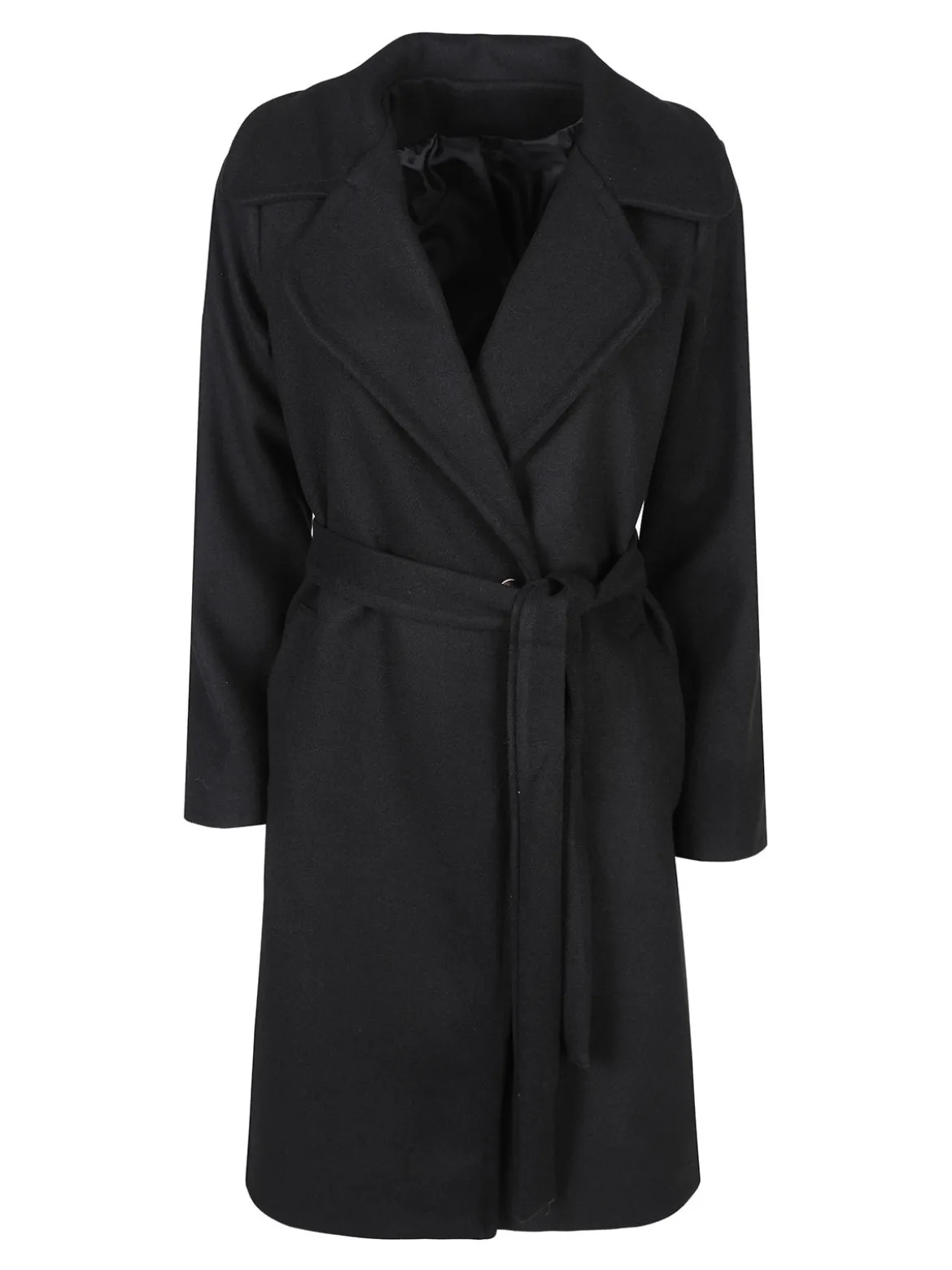 Solada Cappotto donna con cintura e bottoni a doppiopetto