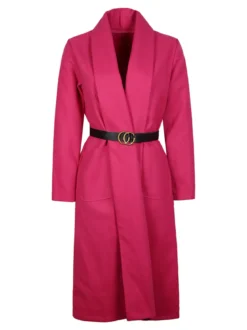 Solada Cappotto lungo da donna aperto con cintura