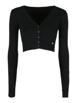 Solada Cardigan crop da donna in maglia