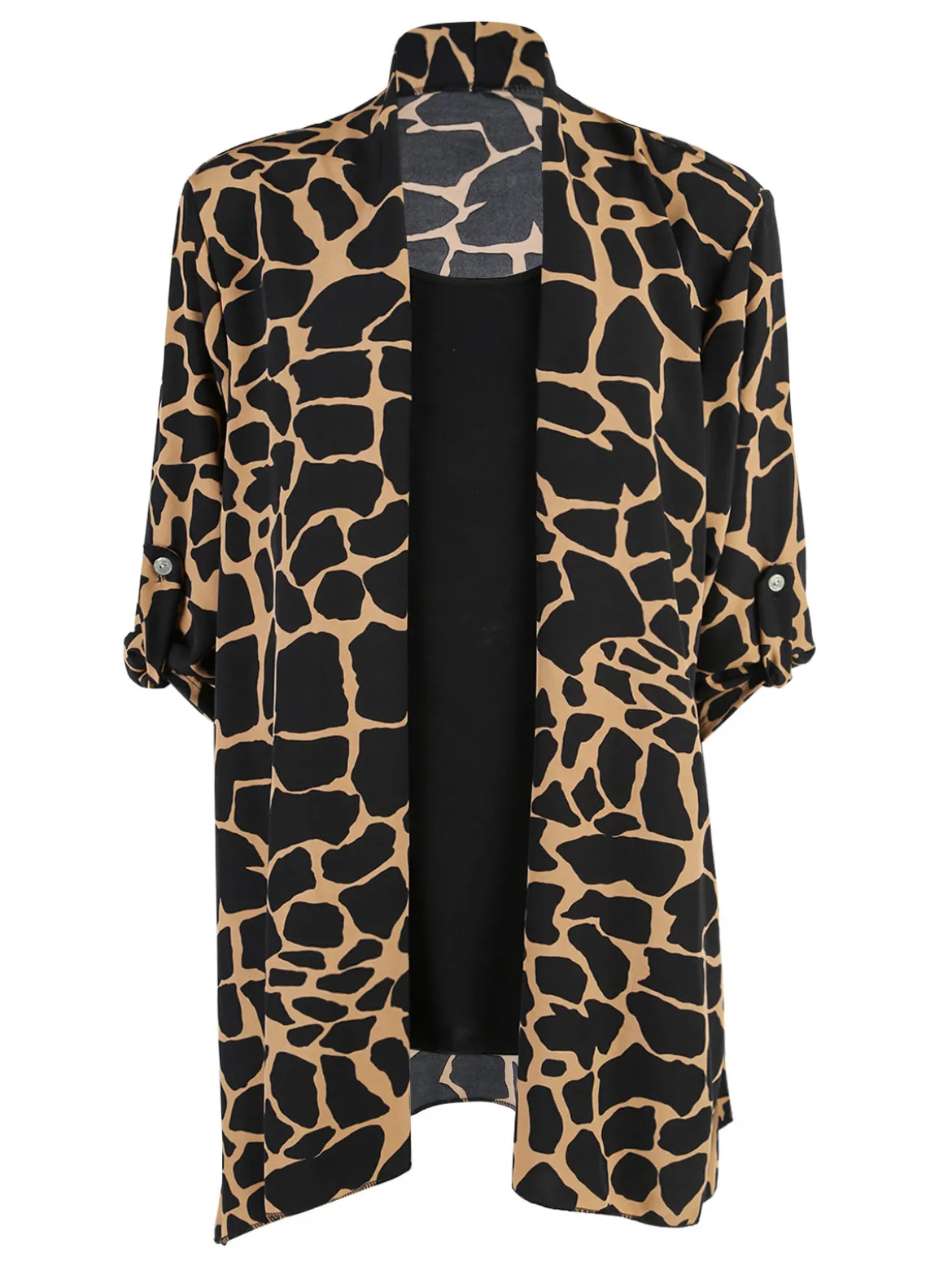 Solada Cardigan donna con top - cammello