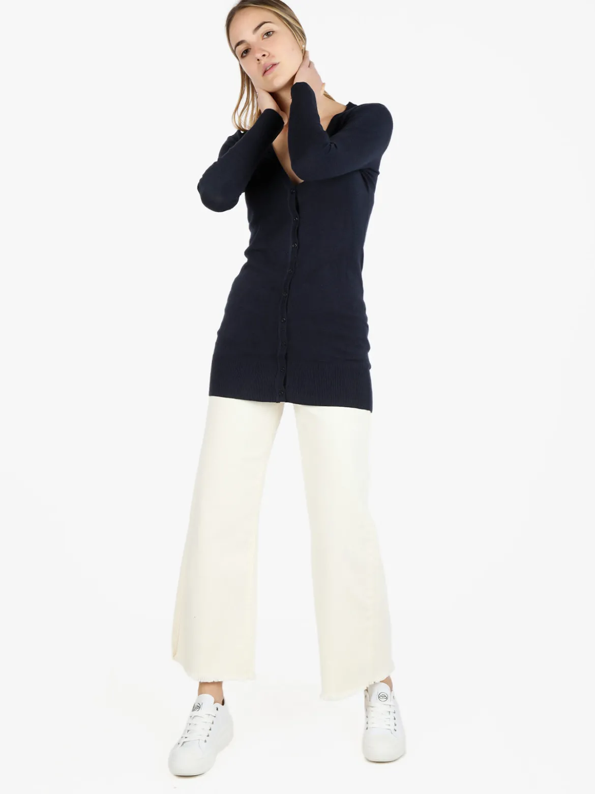 Solada Cardigan donna in maglia con bottoni