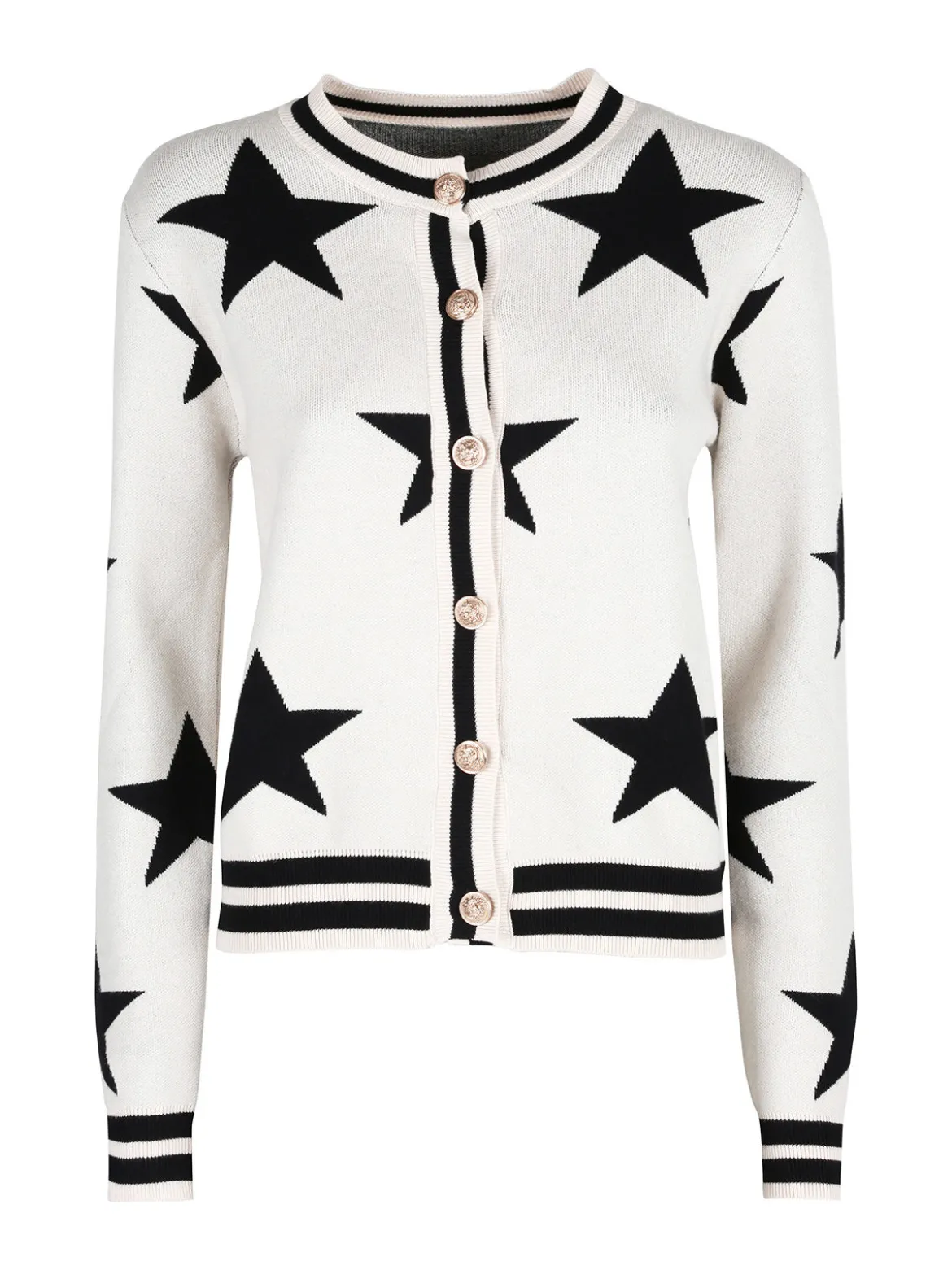 Solada Cardigan donna in maglia con bottoni dorati