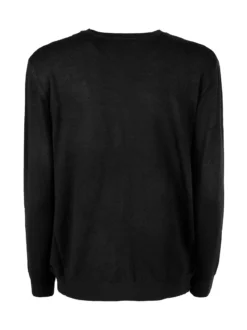 Solada Cardigan donna in maglia con bottoni - nero