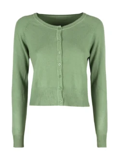 Solada Cardigan donna in maglia con scollo tondo