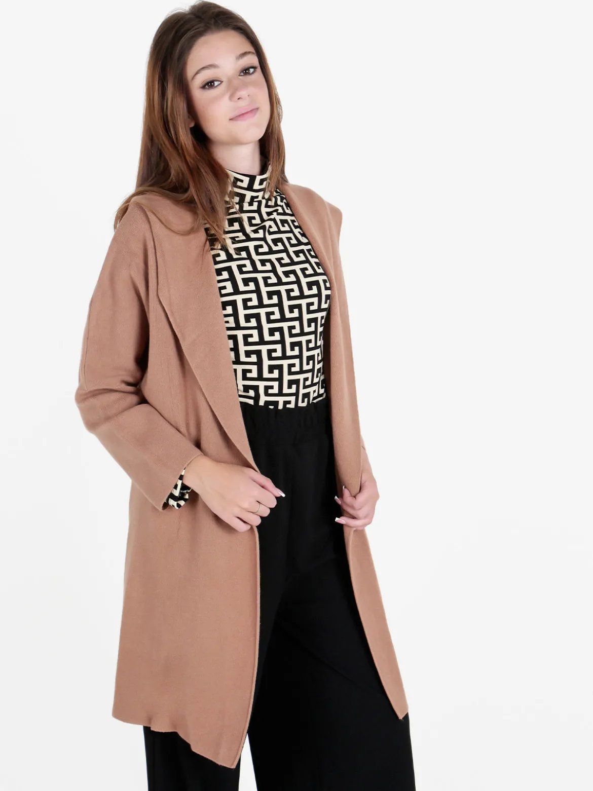 Solada Cardigan in maglia da donna con cappuccio