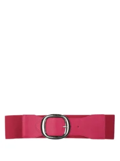 Solada Cintura elasticizzata da donna con fibbia argentata - fucsia