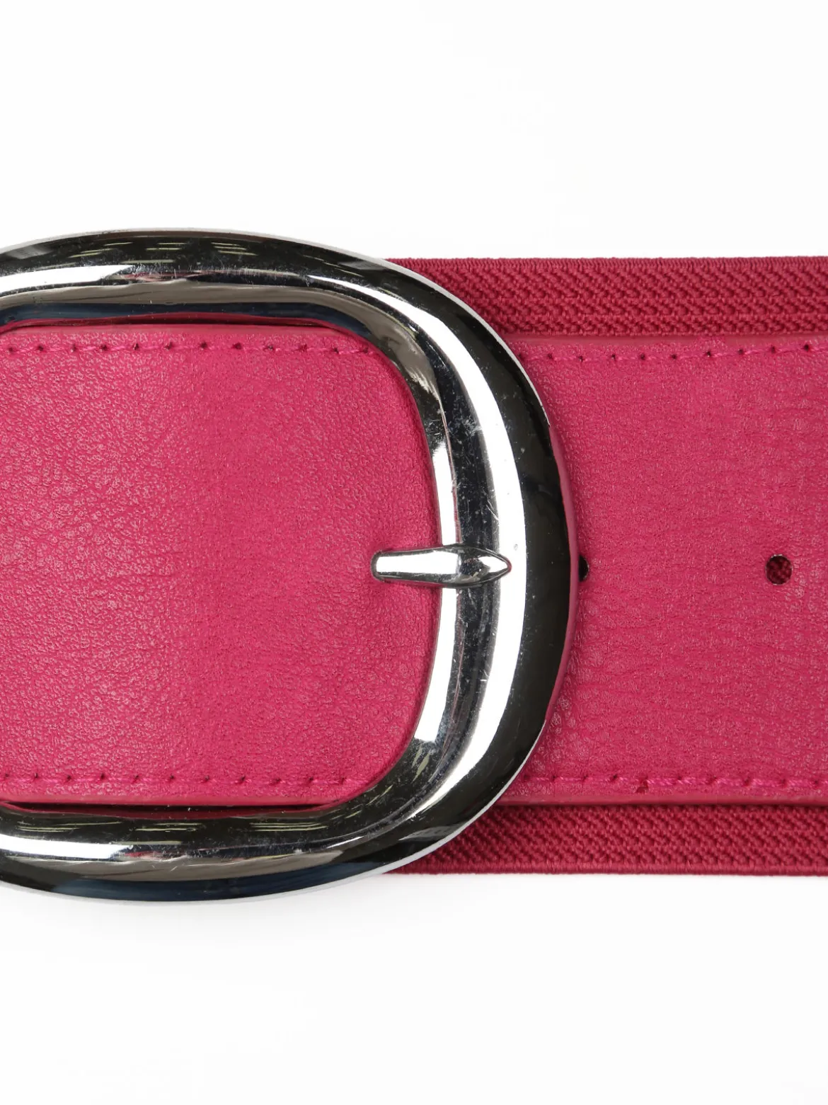 Solada Cintura elasticizzata da donna con fibbia argentata - fucsia