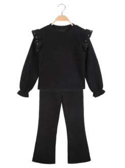 Solada Completo da bambina maglia e pantaloni a zampa