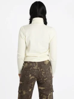 Solada Dolcevita da donna in maglia tinta unita