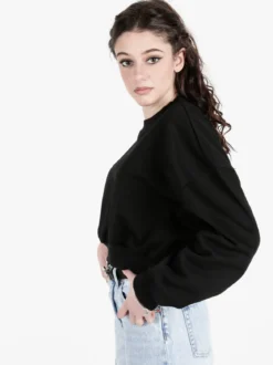 Solada Felpa cropped da donna oversize