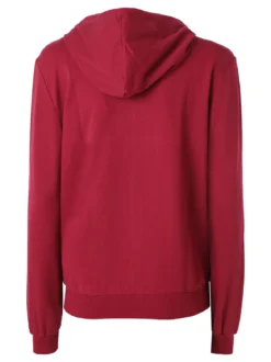 Solada Felpa da donna con cappuccio e zip intera - rosso