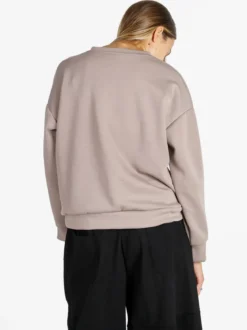 Solada Felpa girocollo da donna ovesize - khaki