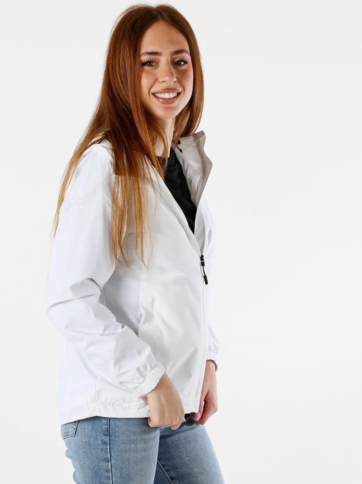 Solada Giacca a vento da donna con cappuccio - bianco