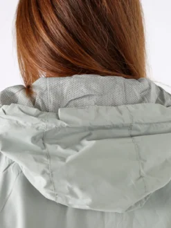 Solada Giacca a vento da donna con cappuccio - pistacchio