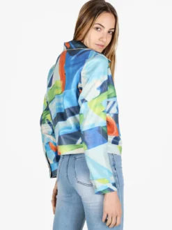 Solada Giacca donna oversize con stampe