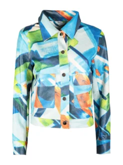 Solada Giacca donna oversize con stampe