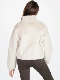 Solada Giacca donna oversize in pelliccia sintetica