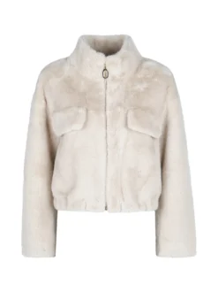 Solada Giacca donna oversize in pelliccia sintetica