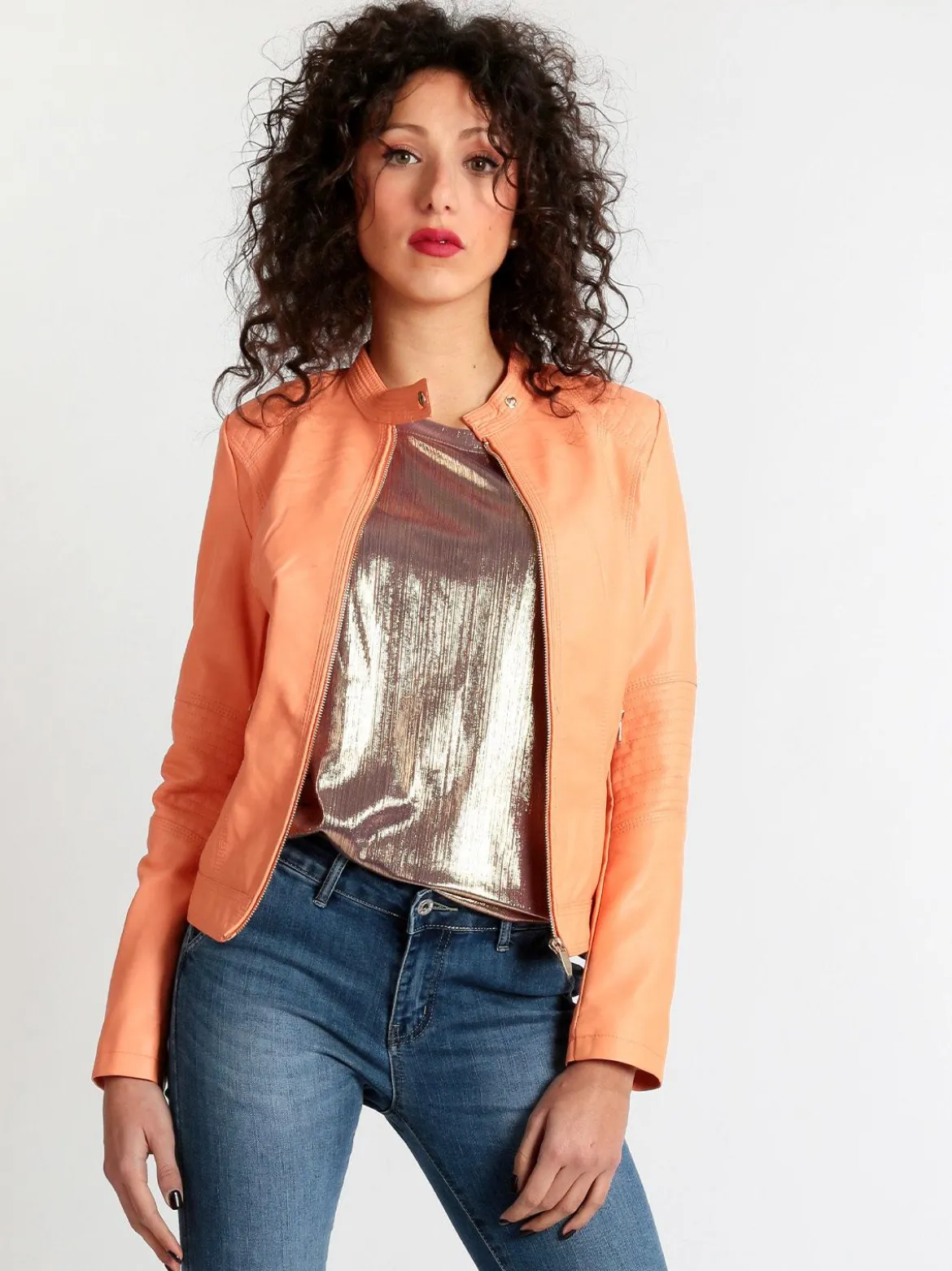 Solada Giacca in ecopelle donna
