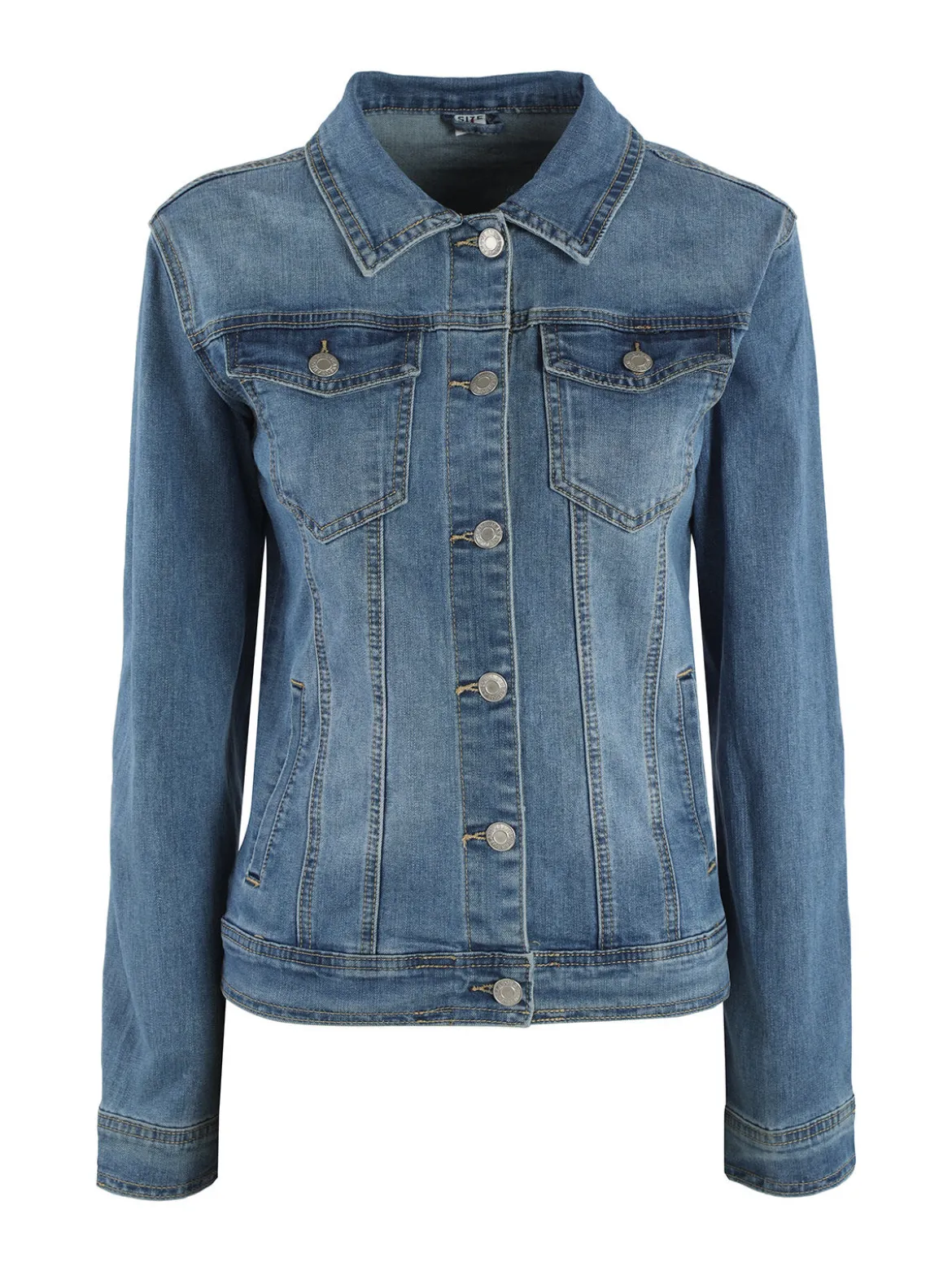 Solada Giacca in jeans da donna taglie grandi