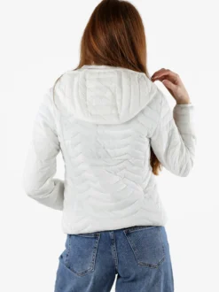 Solada Giubbino donna 100 grammi con cappuccio e zip - bianco