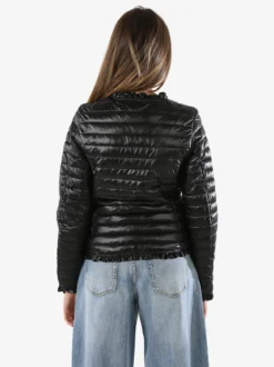 Solada Giubbino donna 100 grammi con rouches e bottoni - nero