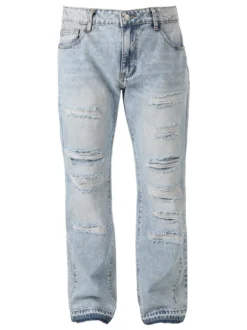 Solada Jeans da uomo strappati con finale ampio - jeans