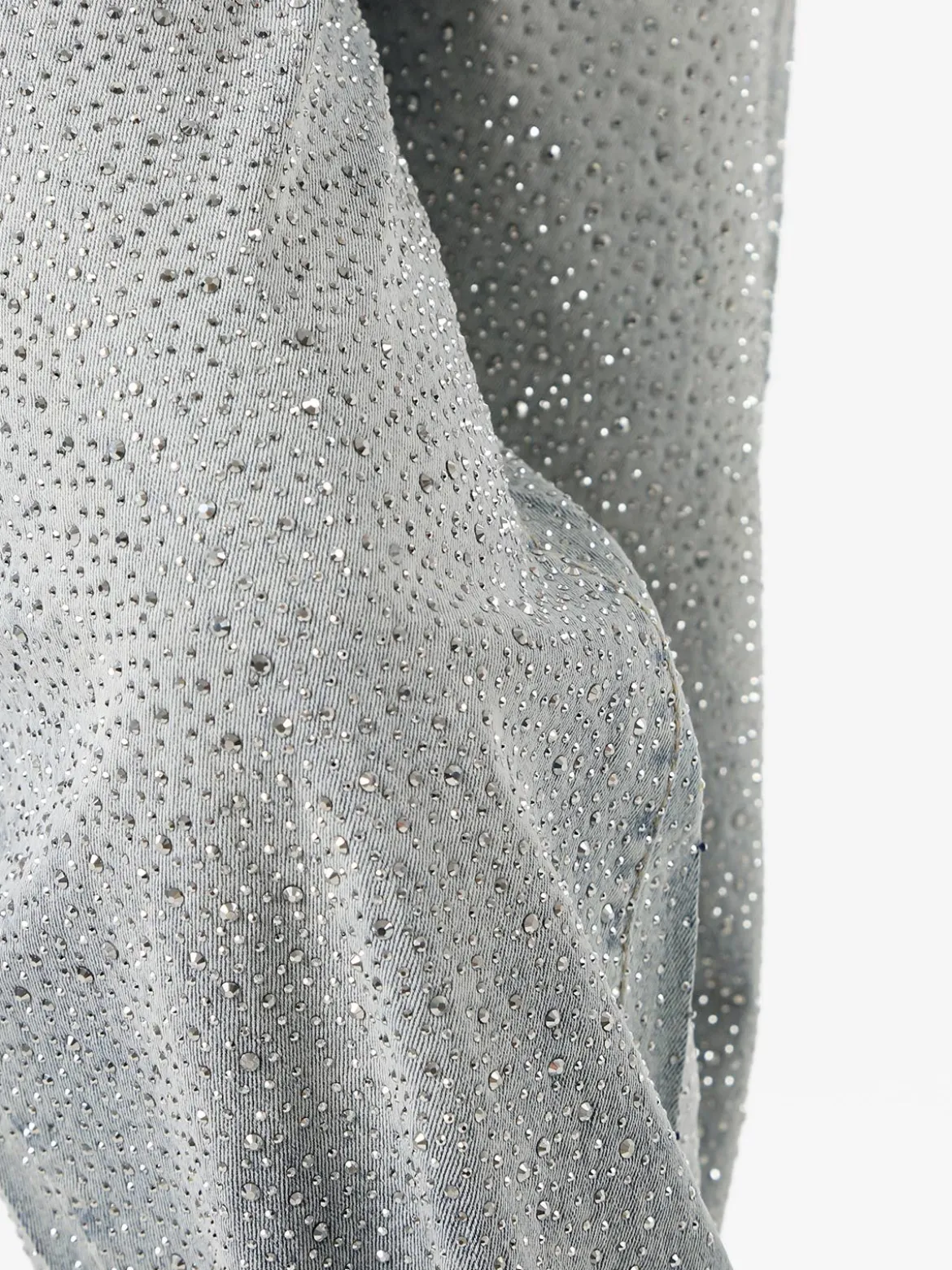 Solada Jeans donna a gamba larga con strass - jeans