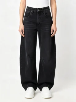 Solada Jeans donna balloon - nero