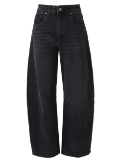 Solada Jeans donna balloon - nero