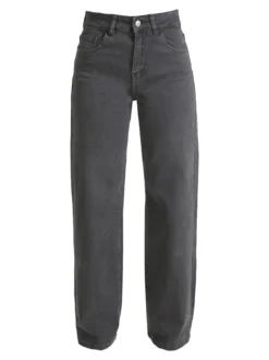 Solada Jeans donna mom fit - grigio scuro