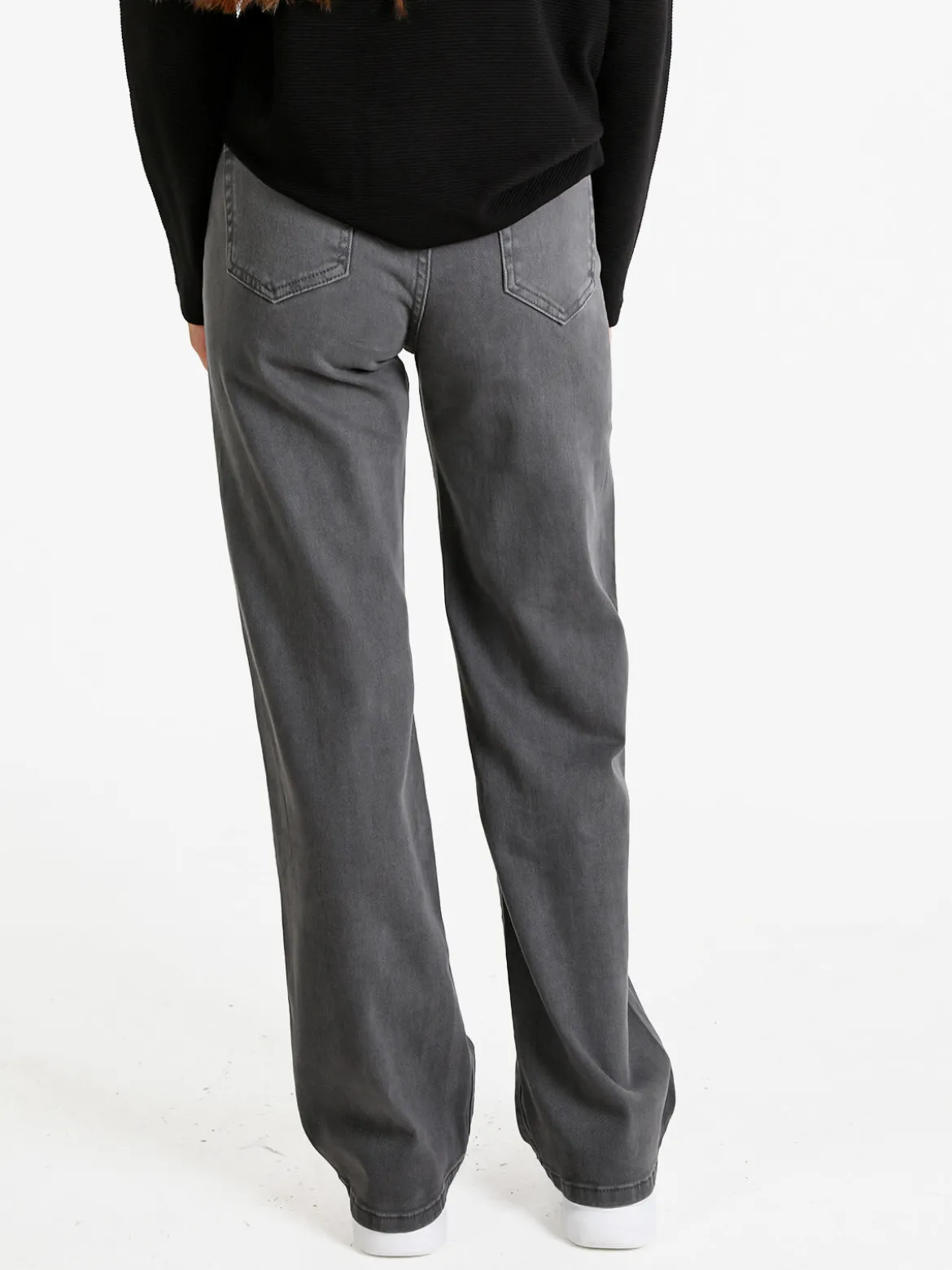 Solada Jeans donna mom fit - grigio scuro