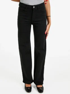 Solada Jeans donna mom fit - nero