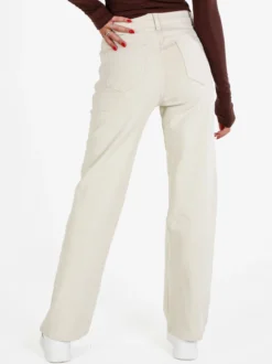 Solada Jeans donna mom fit - panna