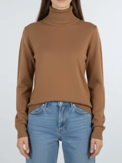 Solada Maglia dolcevita da donna - cammello