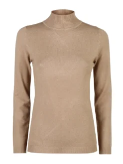 Solada Maglia donna a lupetto - cammello