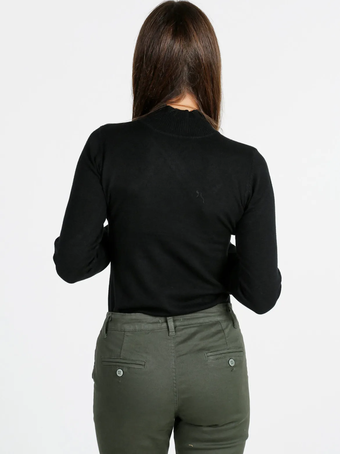 Solada Maglia donna a lupetto - nero