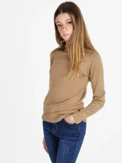 Solada Maglia donna dolcevita - cammello