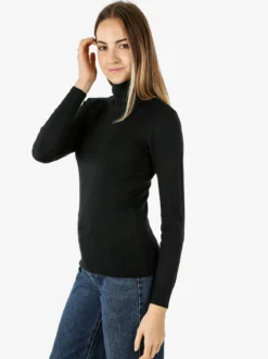 Solada Maglia donna dolcevita - nero