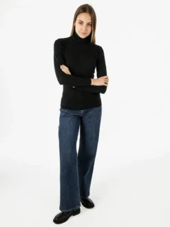 Solada Maglia donna dolcevita - nero