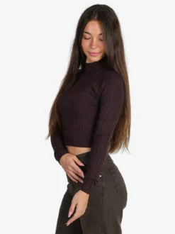 Solada Maglia donna lupetto - moro