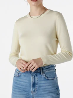 Solada Maglia girocollo da donna - giallo