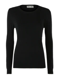 Solada Maglia girocollo da donna - nero