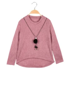 Solada Maglione da bambina girocollo