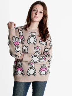 Solada Maglione donna orsacchiotti oversize